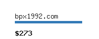 bpx1992.com Website value calculator