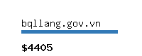 bqllang.gov.vn Website value calculator