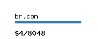 br.com Website value calculator