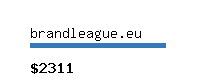 brandleague.eu Website value calculator