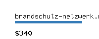 brandschutz-netzwerk.net Website value calculator