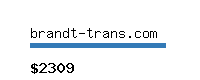 brandt-trans.com Website value calculator