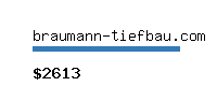 braumann-tiefbau.com Website value calculator