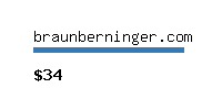 braunberninger.com Website value calculator