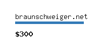 braunschweiger.net Website value calculator
