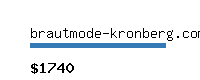 brautmode-kronberg.com Website value calculator