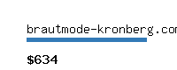 brautmode-kronberg.com Website value calculator