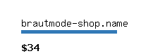 brautmode-shop.name Website value calculator