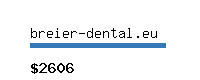 breier-dental.eu Website value calculator