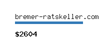 bremer-ratskeller.com Website value calculator