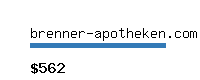 brenner-apotheken.com Website value calculator