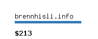 brennhisli.info Website value calculator