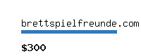 brettspielfreunde.com Website value calculator