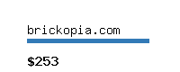 brickopia.com Website value calculator