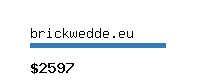 brickwedde.eu Website value calculator
