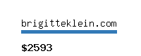 brigitteklein.com Website value calculator