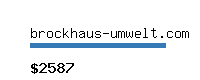 brockhaus-umwelt.com Website value calculator