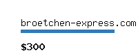 broetchen-express.com Website value calculator