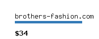 brothers-fashion.com Website value calculator