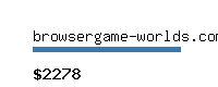 browsergame-worlds.com Website value calculator