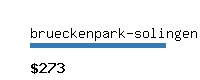 brueckenpark-solingen.org Website value calculator