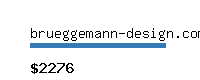 brueggemann-design.com Website value calculator