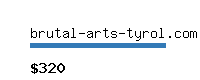 brutal-arts-tyrol.com Website value calculator