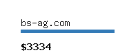 bs-ag.com Website value calculator