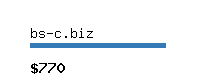 bs-c.biz Website value calculator