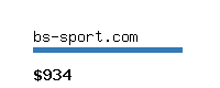 bs-sport.com Website value calculator