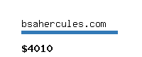 bsahercules.com Website value calculator