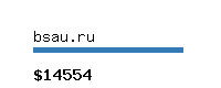 bsau.ru Website value calculator