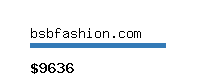 bsbfashion.com Website value calculator