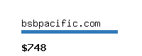 bsbpacific.com Website value calculator