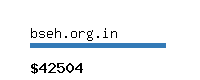 bseh.org.in Website value calculator