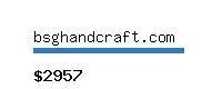 bsghandcraft.com Website value calculator