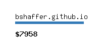 bshaffer.github.io Website value calculator