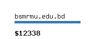 bsmrmu.edu.bd Website value calculator