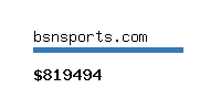 bsnsports.com Website value calculator