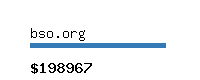 bso.org Website value calculator