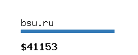 bsu.ru Website value calculator