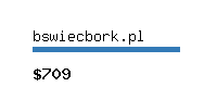 bswiecbork.pl Website value calculator