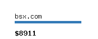 bsx.com Website value calculator