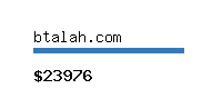 btalah.com Website value calculator
