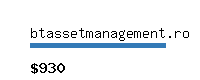 btassetmanagement.ro Website value calculator