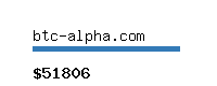 btc-alpha.com Website value calculator