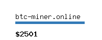 btc-miner.online Website value calculator