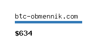 btc-obmennik.com Website value calculator
