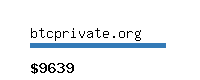 btcprivate.org Website value calculator