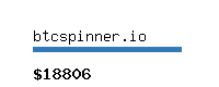 btcspinner.io Website value calculator